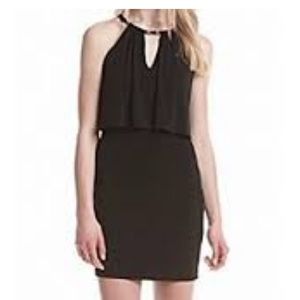 New GUESS Black Pop Over Dress Size 10